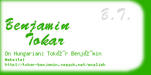 benjamin tokar business card